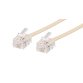 Câble rj11 modem m/m 5m - beige RJ115