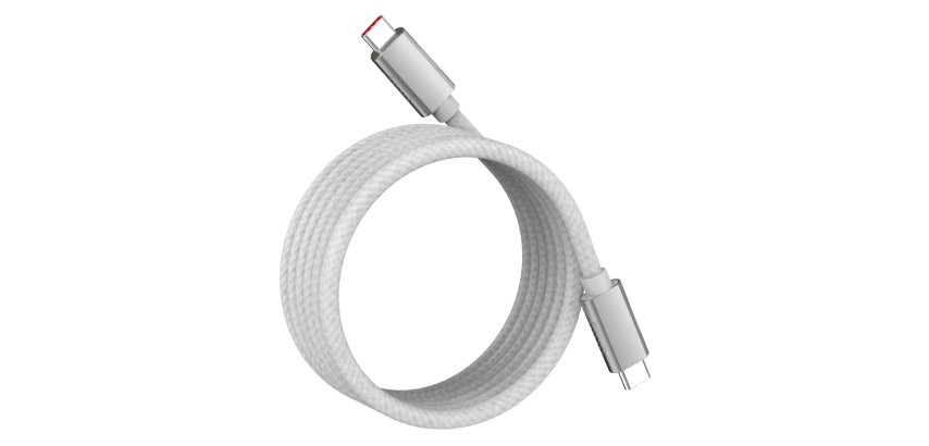 MCL XtremeMac-Magnetic USB Type C Cable 2M Blanc