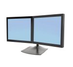 Ergotron DS Series DS100 Dual Monitor Desk Stand, Horizontal 61 cm (24") Bureau Noir