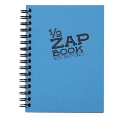 1/2 Zap Book carnet spiralé 80F A6 80g - Aléatoire