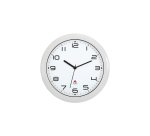 Horloge murale Hornew sielncieuse mouvement quartz à pile 1AA non fournie - D30 cm, P4,08 cm Blanc