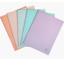 Protège-documents en polypropylène semi-rigide Aquarel PP 120 vues - A4 - Couleurs assorties