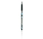 Stylo-bille schneider slider basic viscoglide trait moyen  grip caoutchouc sechage rapide neutre en co2 couleur noir