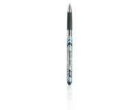 Stylo-bille schneider slider basic viscoglide trait moyen  grip caoutchouc sechage rapide neutre en co2 couleur noir