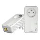 Pack 2 Prises CPL 600 Mbps, Prise filtrée Port Ethernet, Compat boxs Internet, Idéal Multi TV