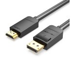 Vention Cable Conversor HADBG/ Displayport Macho - HDMI Macho/ 1.5m/ Negro
