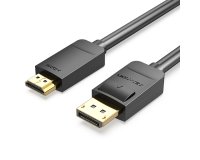 Vention Cable Conversor HADBH/ Displayport Macho - HDMI Macho/ 2m/ Negro