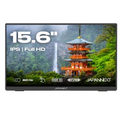 JAPANNEXT JN-MD-I156FHDR-T écran plat de PC 39,6 cm (15.6") 1920 x 1080 pixels Full HD LED Écran tactile Gris