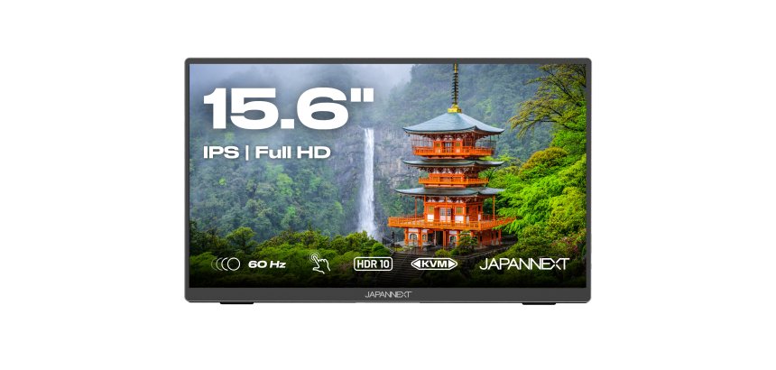 JAPANNEXT JN-MD-I156FHDR-T écran plat de PC 39,6 cm (15.6") 1920 x 1080 pixels Full HD LED Écran tactile Gris