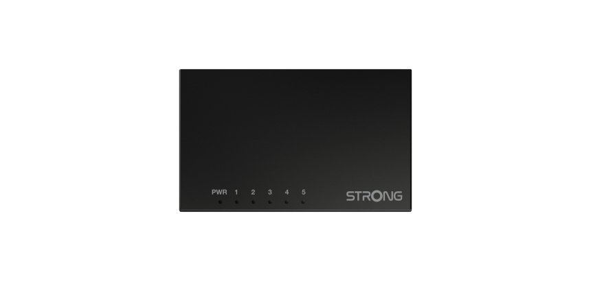 Strong SW5000M switch di rete Gigabit Ethernet (10/100/1000) Nero
