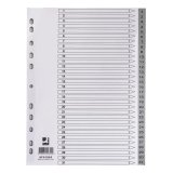Intercalaire q-connect numerique 1-31 plastique 31   positions a4 indice           multiperfore