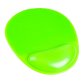 Tapis souris q-connect repose-poigne gel et pvc      grand confort facilement      nettoyable coloris vert