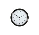 Horloge murale Horissimo silencieuse grand format à pile 1AA non fournie - D38 cm, P5,11 cm Noir