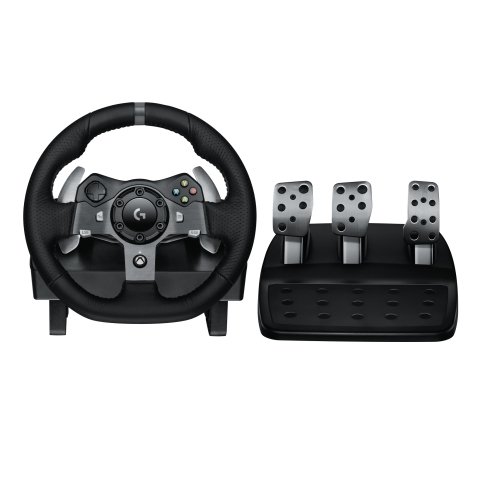 Logitech G 941-000123 mando y volante Negro USB Volante + Pedales Analógico/Digital PC, Xbox One, Xbox Series S, Xbox Series X