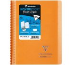Carnet dessin/croquis Koverbook reliure intégrale enveloppante A5 100 pages papier blanc 125 g couverture polypropylène transparent - Assortis