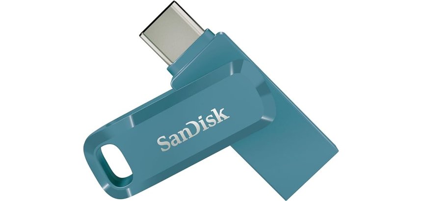 SanDisk Ultra Dual Drive Go USB 64GB unidad flash USB USB Type-A / USB Type-C 3.2 Gen 1 (3.1 Gen 1) Azul