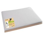 Barquette de 500 sets de table papier Tiss Lack, unis - Format 30x40 cm - Blanc