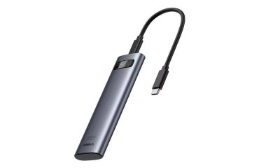 Baseus B00760600811-01 caja para disco duro externo Caja externa para unidad de estado sólido (SSD) Gris M.2
