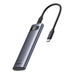 Baseus B00760600811-01 caja para disco duro externo Caja externa para unidad de estado sólido (SSD) Gris M.2