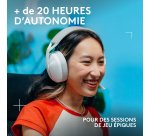 Logitech G G321 LIGHTSPEED Casque Sans fil Arceau Gaming USB Type-C Bluetooth Blanc