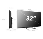 Smart-Tech 32HV02V TV 81,3 cm (32") HD Smart TV Wi-Fi Nero 180 cd/m²