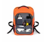DICOTA P20471-18 sac à dos Noir, Gris, Orange Polyéthylène téréphtalate recyclé (rPET)