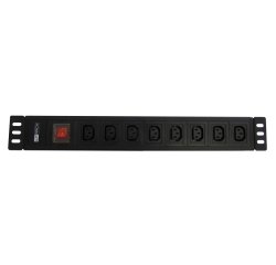 WP WPN-PDU-I05-08 unità di distribuzione dell'energia (PDU) 8 presa(e) AC 1.5U Nero