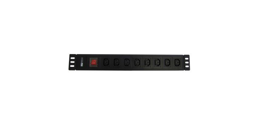 WP WPN-PDU-I05-08 unità di distribuzione dell'energia (PDU) 8 presa(e) AC 1.5U Nero
