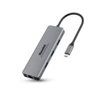 Hamlet HDKC-PD200 replicatore di porte e docking station per laptop Cablato USB 3.2 Gen 1 (3.1 Gen 1) Type-C Grigio