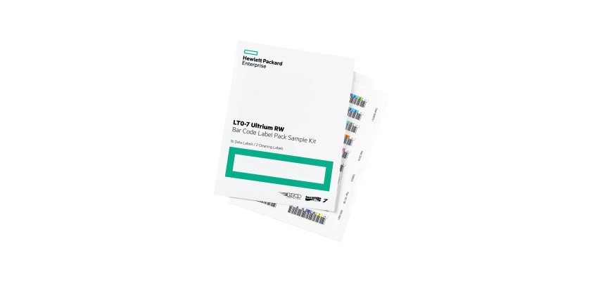HPE LTO-7 Ultrium RW Bar Code Label Pack
