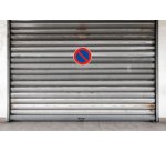 Panneau adhesif exacompta pvc antiderapant interdiction     stationner 30cm coloris rouge