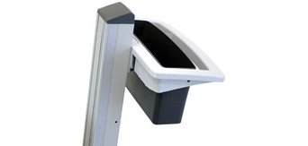Ergotron NF Cart Basket & Handle Kit Cestino e impugnatura