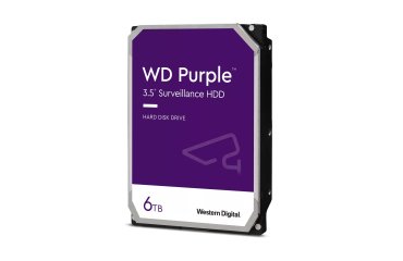Western Digital Purple disco duro interno 6 TB 5400 RPM 256 MB 3.5" Serial ATA III