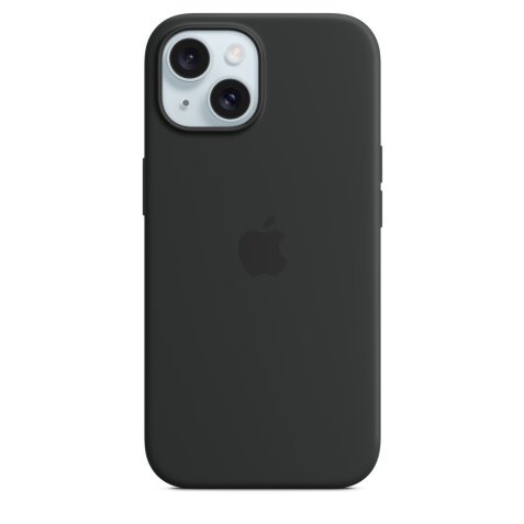 APPLE Coque iPhone Silicone MagSafe iPhone15 - Noir