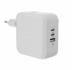 HYPER HJ1003WHWWGL cargador de dispositivo móvil Portátil, Smartphone, Tableta Blanco Corriente alterna Carga rápida Interior