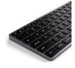 Satechi Slim W3 clavier Universel USB AZERTY Français Aluminium, Noir