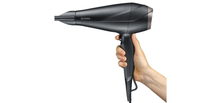 Severin HT 0167 hair dryer 2300 W Black, Silver