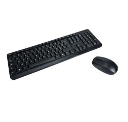 MCL ACK-2012W/N clavier Souris incluse Universel RF sans fil AZERTY Français Noir