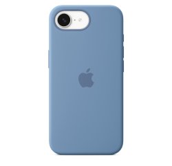 Apple Coque en silicone pour iPhone 16e – Bleu d’hiver