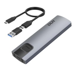 DLH DY-AD5555 Boîtier de disques de stockage Enceinte ssd Gris M.2