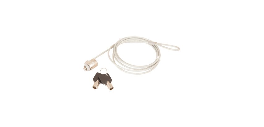 Urban Factory CRS78UF câble antivol Métallique, Translucide 1,8 m