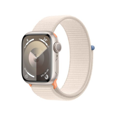 Apple Watch Series 9 41 mm Numérique 352 x 430 pixels Écran tactile Beige Wifi GPS (satellite)