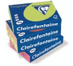 Papier couleur clairefontaine trophée multifonction a4 80g/m2 couleurs intenses orange vif paquet 500 feuilles
