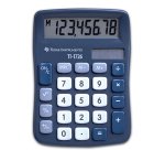 Calculatrice texas instruments bureau ti-1726 mémoire racine carrée pourcentage mémoire solaire/pile 114x83x20mm 61g