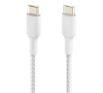 Belkin CAB004BT1MWH2PK cable USB USB 2.0 1 m USB C 0,48 Gbit/s 60 W Blanco