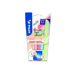 Estuche de 6 subrayadores borrables FRIXION Light Natural. Colores de moda