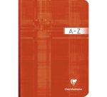 Répertoire brochure dos toilé A5 192 pages petits carreaux - Assortis