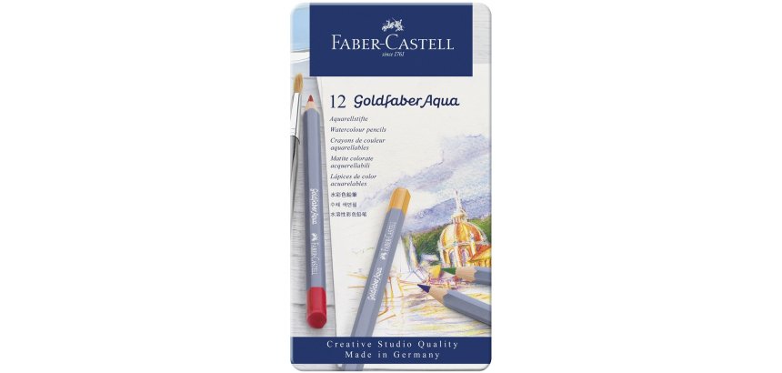 FABER-CASTELL Crayons de couleur aquarellables GOLDFABER