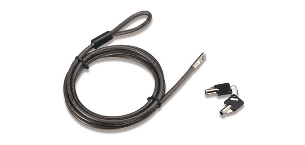 Hamlet XPADLOCK180S cable lock Black 1.8 m