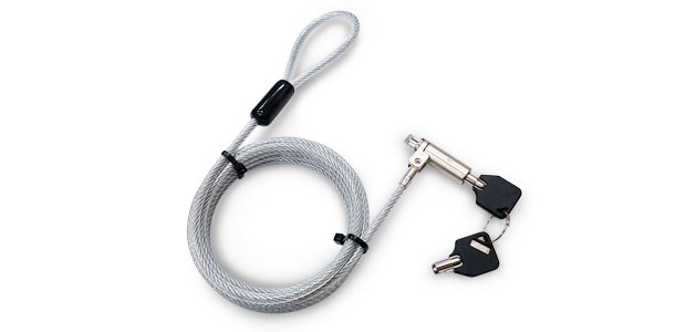 Hamlet XNBLOCK200KMS cable lock Silver 2 m